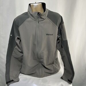 Marmot Jacket Men's XL Gray Fleece Lined Full Zip